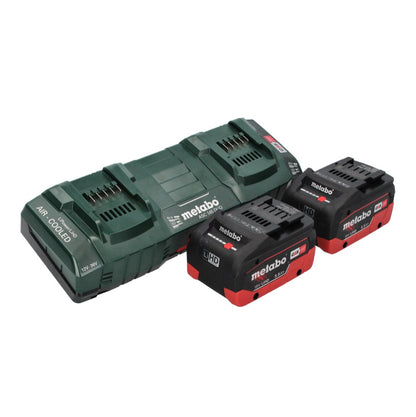 Metabo FSB 36-18 LTX BL 40 débroussailleuse sur batterie 36 V (2x 18 V) sans balais à deux poignées + 2x batterie 5,5 Ah + double chargeur