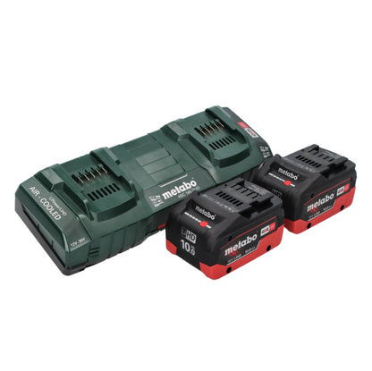 Metabo FSB 36-18 LTX BL 40 Akku Freischneider 36 V ( 2x 18 V ) Zweihandgriff Brushless + 2x Akku 10,0 Ah + Doppelladegerät