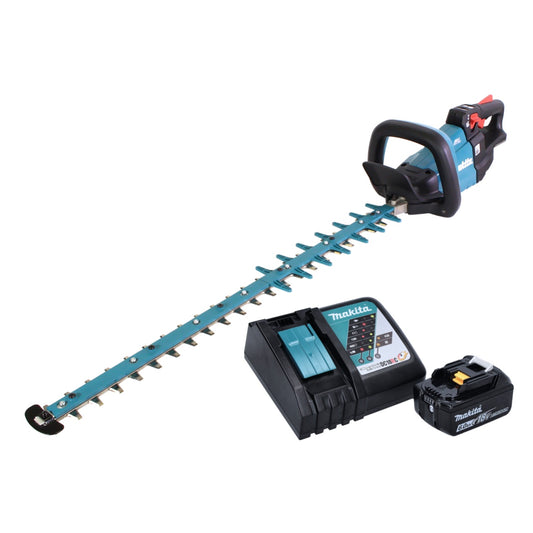 Makita DUH 752 RG1 taille-haie à batterie 18 V 75 cm sans balai + 1x batterie 6,0 Ah + chargeur