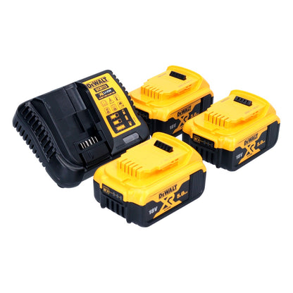 DeWalt DCG 405 P3 Akku Winkelschleifer 18 V 125 mm Brushless + 3x Akku 5,0 Ah + Ladegerät + TSTAK - Toolbrothers