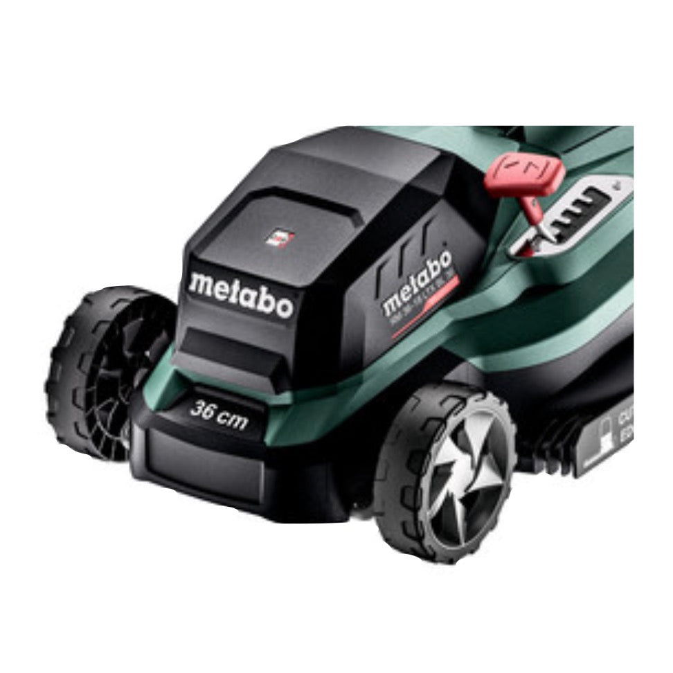 Metabo RM 36-18 LTX BL 36 Akku Rasenmäher 36 V ( 2x 18 V ) LTX Brushless + 2x Akku 4,0 Ah + Ladegerät - Toolbrothers