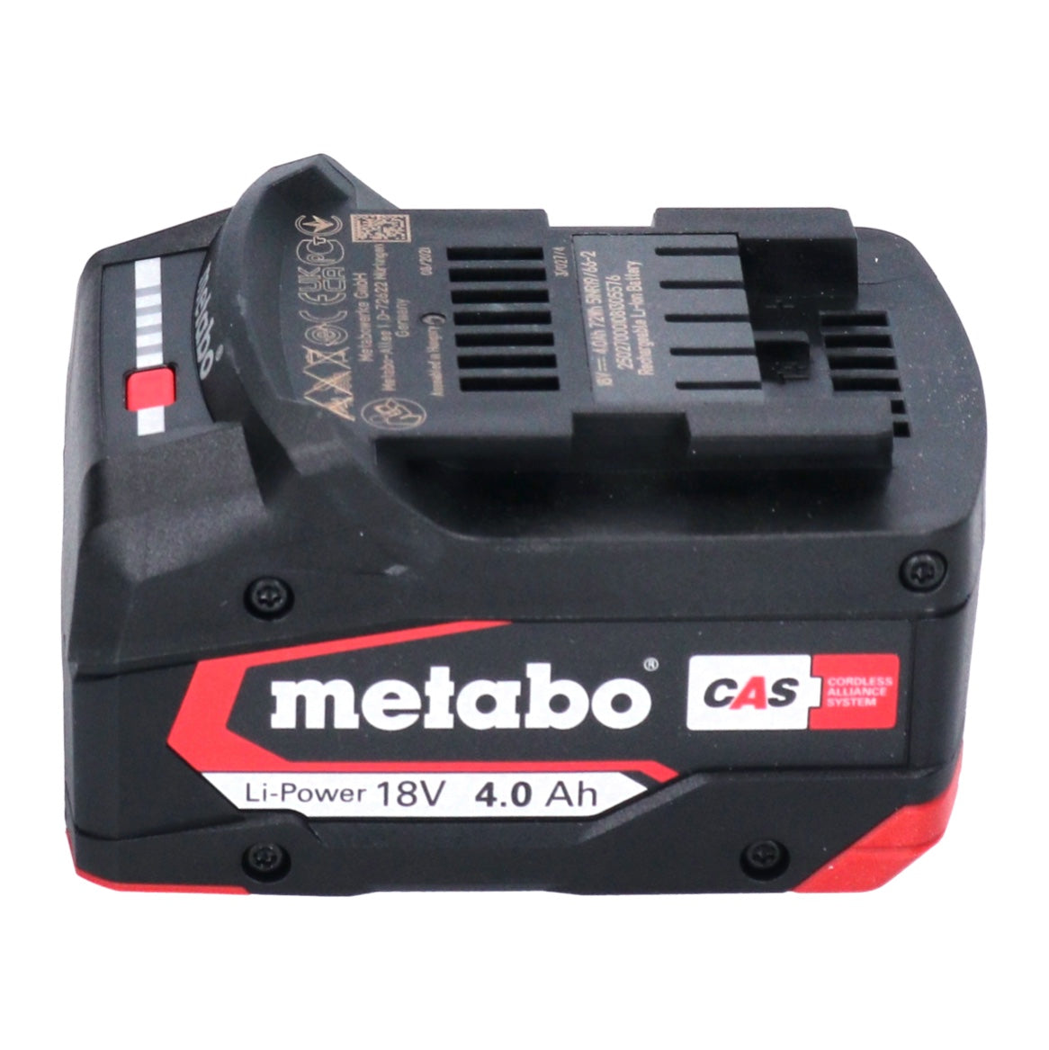 Metabo Basis Set 1x Li-Power Akkupack 18 V 4,0 Ah CAS Li-Ion Akku ( 625027000 ) + ASC 145 Schnell Ladegerät ( ‭627378000‬ )