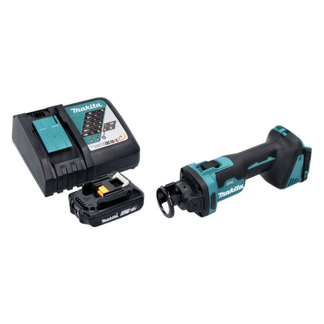 Makita DCO 181 RA1 fraise rotative à batterie 18 V 32000 tr/min sans balais + 1x batterie 2,0 Ah + chargeur