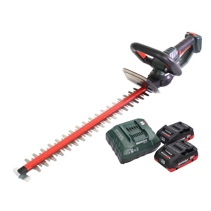 Metabo HS 18 LTX 55 Akku Heckenschere 18 V 53 cm + 2x Akku 4,0 Ah + Ladegerät - Toolbrothers