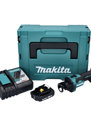 Makita DCO 181 RA1J fraise rotative à batterie 18 V 32000 tr/min sans balais + 1x batterie 2,0 Ah + chargeur + Makpac