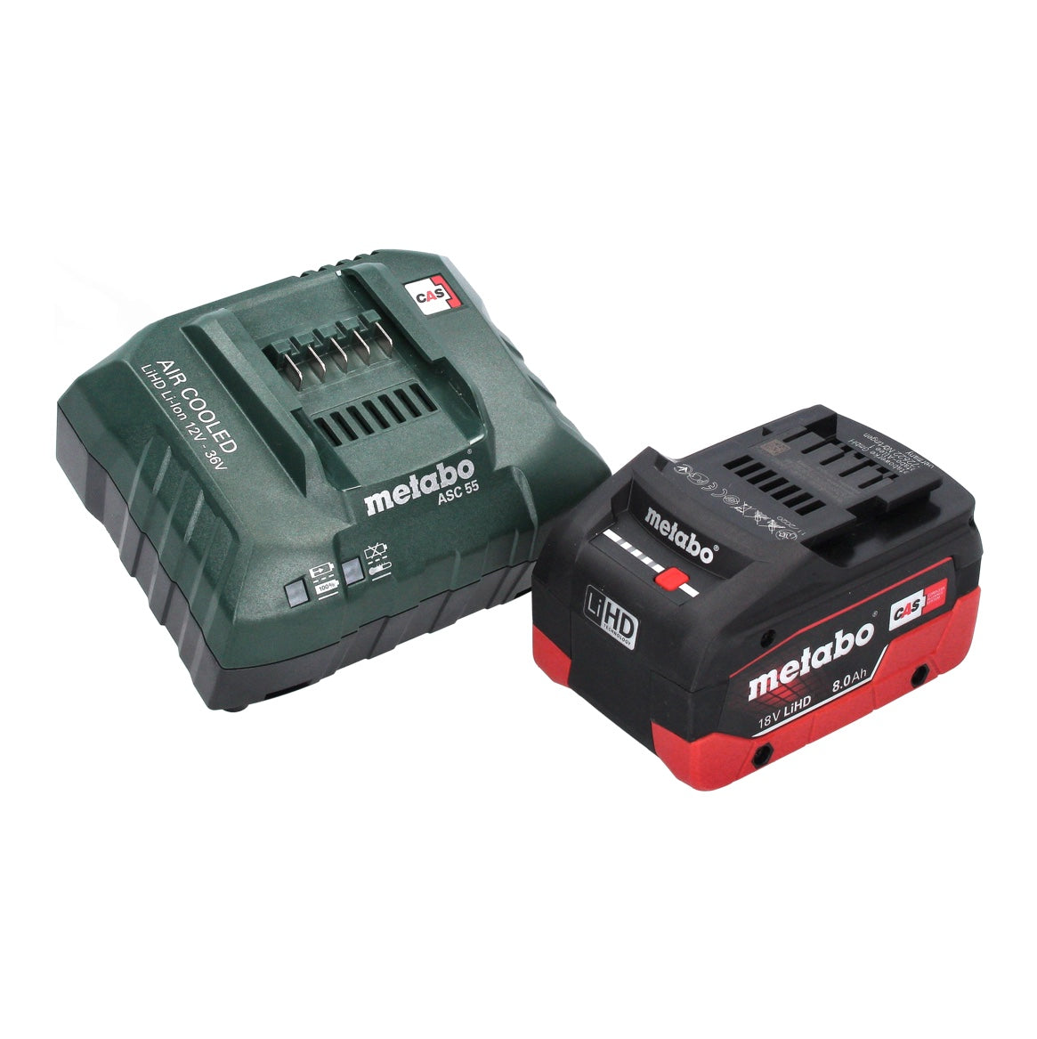 Metabo HS 18 LTX 55 Akku Heckenschere 18 V 53 cm + 1x Akku 8,0 Ah + Ladegerät - Toolbrothers