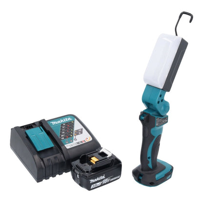 Makita DML 801 RF1 X LED Akku Lampe Arbeitsleuchte 18 V 240 lm + Diffusor + 1x Akku 3,0 Ah + Ladegerät