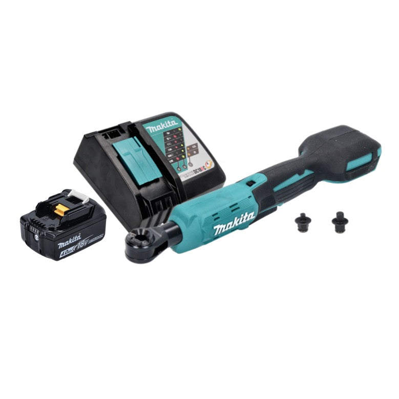 Makita DWR 180 RM1 Akku Ratschenschrauber 18 V 47,5 Nm 1/4" 3/8" + 1x Akku 4,0 Ah + Ladegerät