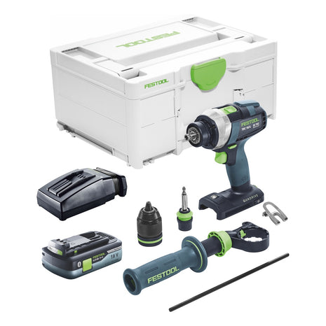 Festool TDC 18/4 I-Basic Akku Bohrschrauber 18 V 75 Nm Brushless + 1x Akku 4,0 Ah + Ladegerät + Systainer - Toolbrothers