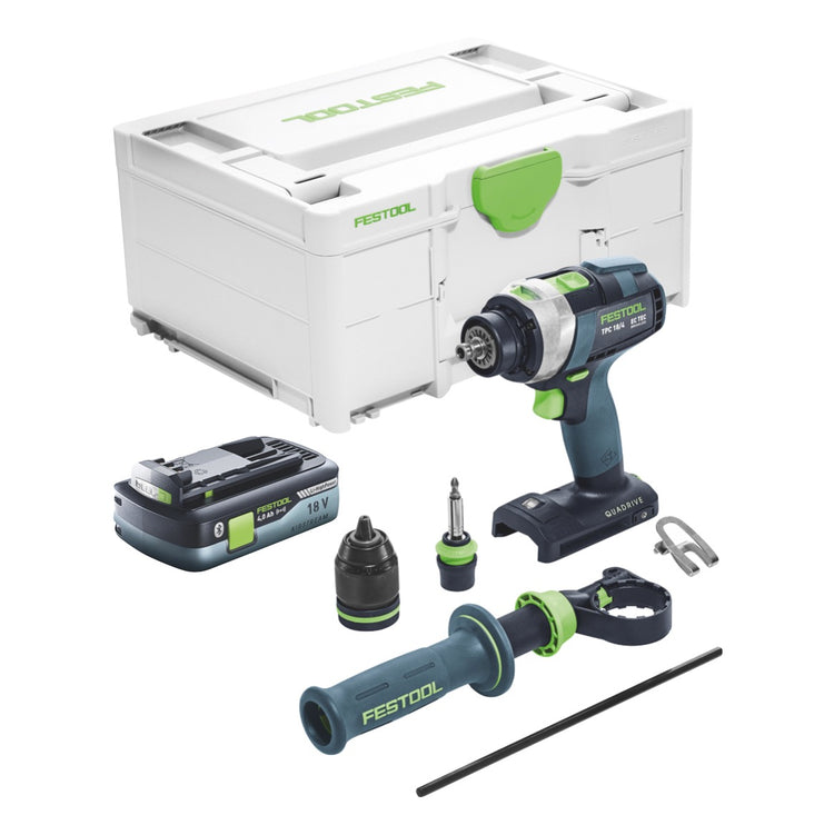 Festool TPC 18/4 I-Basic Akku Schlagbohrschrauber 18 V 75 Nm Brushless + 1x Akku 4,0 Ah + Systainer - ohne Ladegerät - Toolbrothers