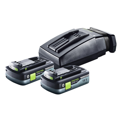 Festool C 18 HPC 4,0 l-Set Akku Bohrschrauber 18 V 45 Nm Brushless ( 576992 ) + 2x Akku 4,0 Ah + Ladegerät + Exzentervorsatz + Winkelvorsatz + Systainer