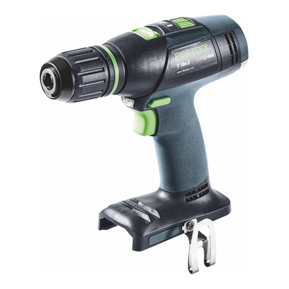 Festool T 18+3 HPC 4.0 I-Set perceuse-visseuse sans fil 18 V 50 Nm sans balais (576989) + 2x batterie 4,0 Ah + chargeur + accessoire excentrique + accessoire d'angle + systainer