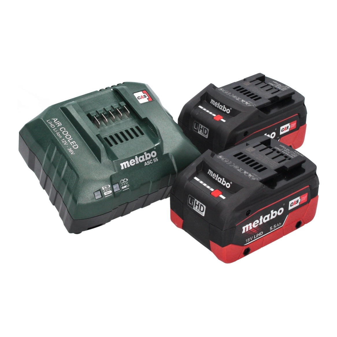 Metabo HS 18 LTX 65 Akku Heckenschere 18 V 63 cm + 2x Akku 5,5 Ah + Ladegerät - Toolbrothers