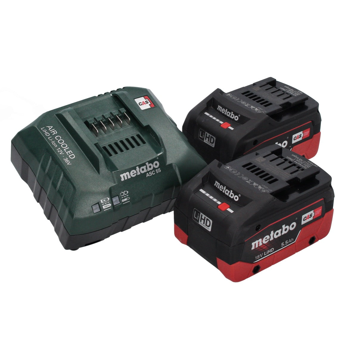 Metabo HS 18 LTX 45 Akku Heckenschere 18 V 43 cm + 2x Akku 5,5 Ah + Ladegerät - Toolbrothers