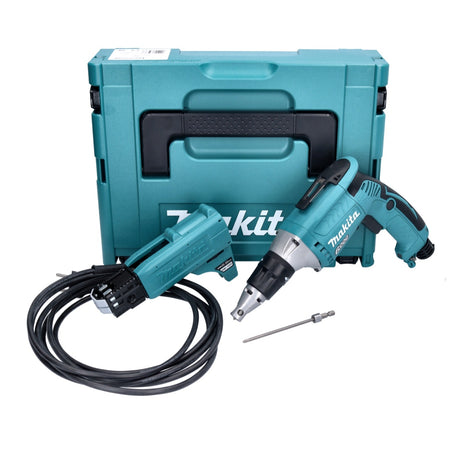 Makita FS 6300 RJX2 visseuse pour cloisons sèches 570 W + accessoire chargeur + mallette