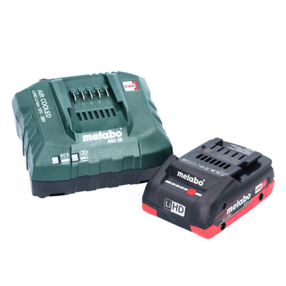 Scie sabre à batterie Metabo ASE 18 LTX scie alternative 18 V + 1x batterie 4,0 Ah + chargeur + métaCASE