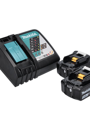 Makita DMR 107 RF radio de chantier à batterie 7,2 - 18 V + 2x batteries 3,0 Ah + chargeur