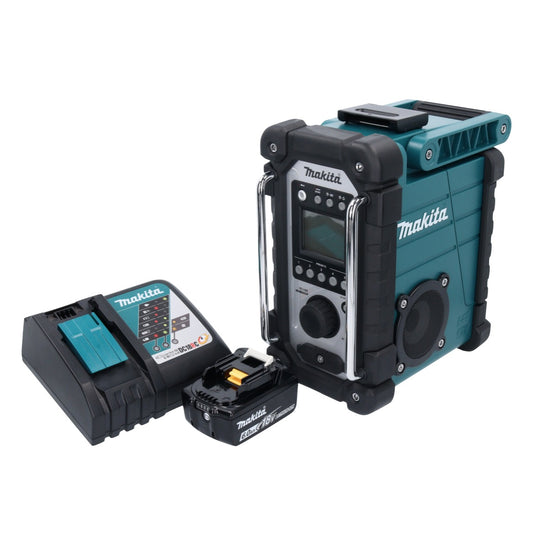 Makita DMR 107 RG1 Akku Baustellen Radio 7,2 - 18 V + 1x Akku 6,0 Ah + Ladegerät