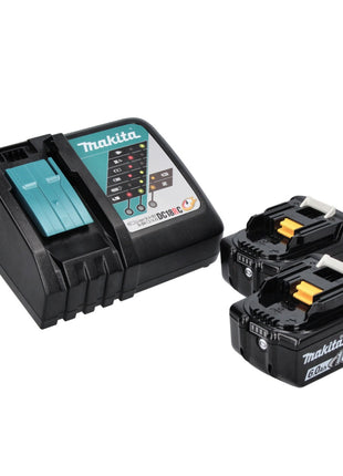 Makita DMR 107 RG radio de chantier à batterie 7,2 - 18 V + 2x batteries 6,0 Ah + chargeur