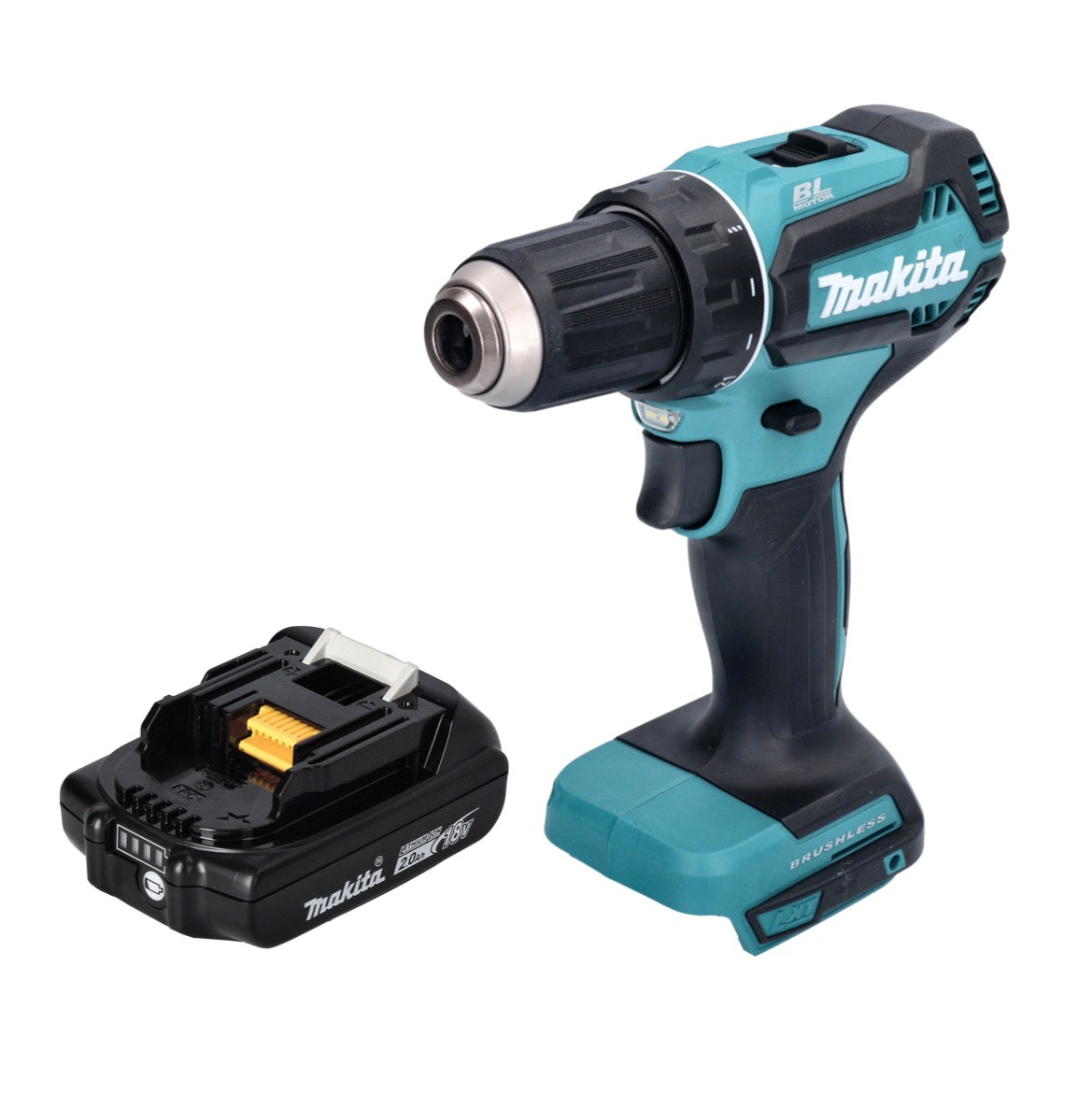 Makita DDF 485 A1 perceuse-visseuse sans fil 18 V 50 Nm sans balais + 1x batterie 2,0 Ah - sans chargeur