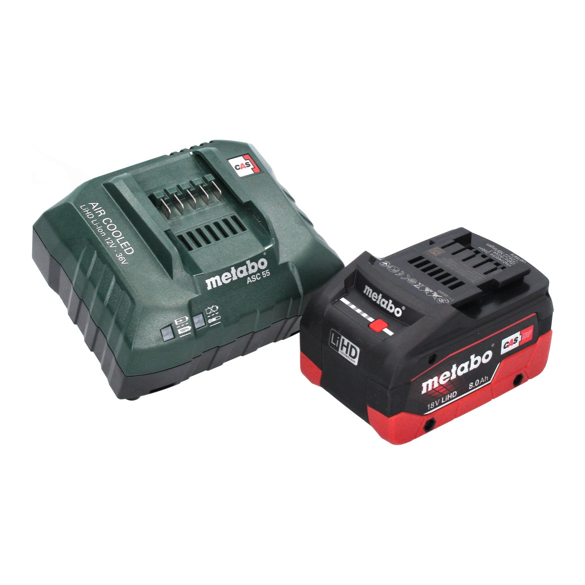 Metabo W 18 LT BL 11-125 Akku Winkelschleifer 18 V 125 mm Brushless + 1x Akku 8,0 Ah + Ladegerät + metaBOX - Toolbrothers