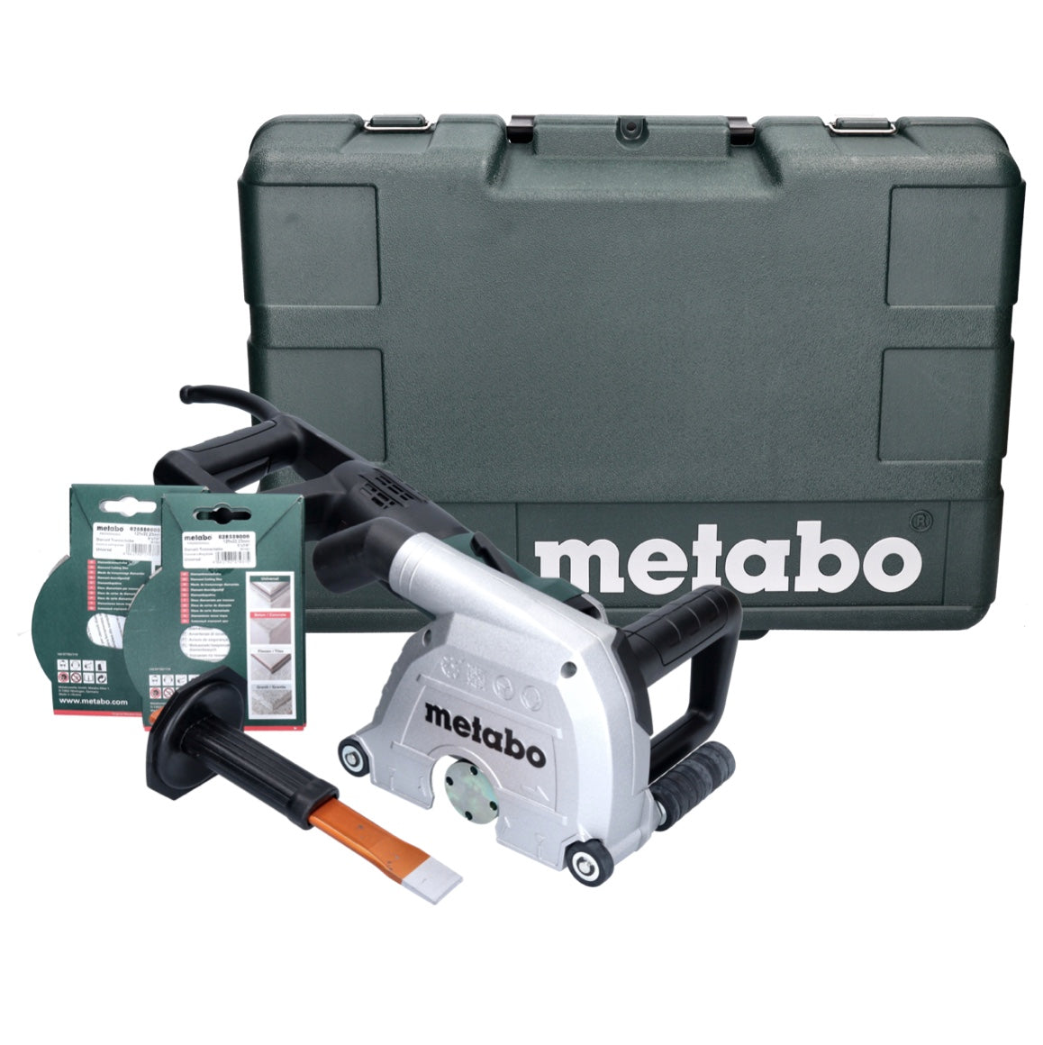 Rainureuse Metabo MFE 40 1900 W 125 mm + 2x disque à tronçonner + coffret (604040500)