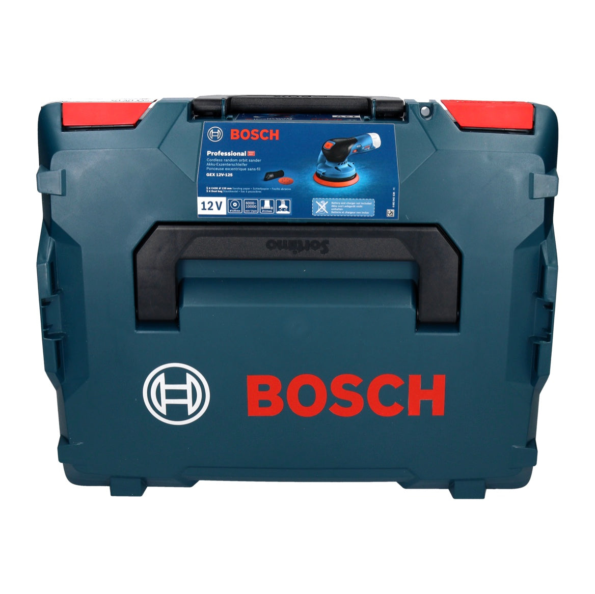 Bosch GEX 12V-125 Professional Akku Exzenterschleifer 12 V 125 mm Brushless + L-Boxx ( 0601372100 ) - ohne Akku, ohne Ladegerät - Toolbrothers