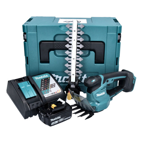 Makita DUM 111 RF1XJ Akku Grasschere Strauchschere 18 V + 1x Akku 3,0 Ah + Ladegerät + Makpac