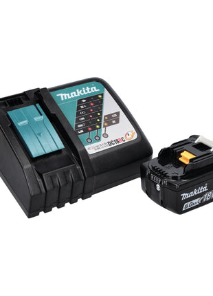 Cisaille à gazon sans fil Makita DUM 111 RG1XJ, cisaille à arbustes 18 V + 1 batterie 6,0 Ah + chargeur + Makpac