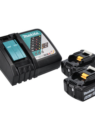 Cisaille à gazon sans fil Makita DUM 111 RGXJ 18 V + 2 batteries 6,0 Ah + chargeur + Makpac