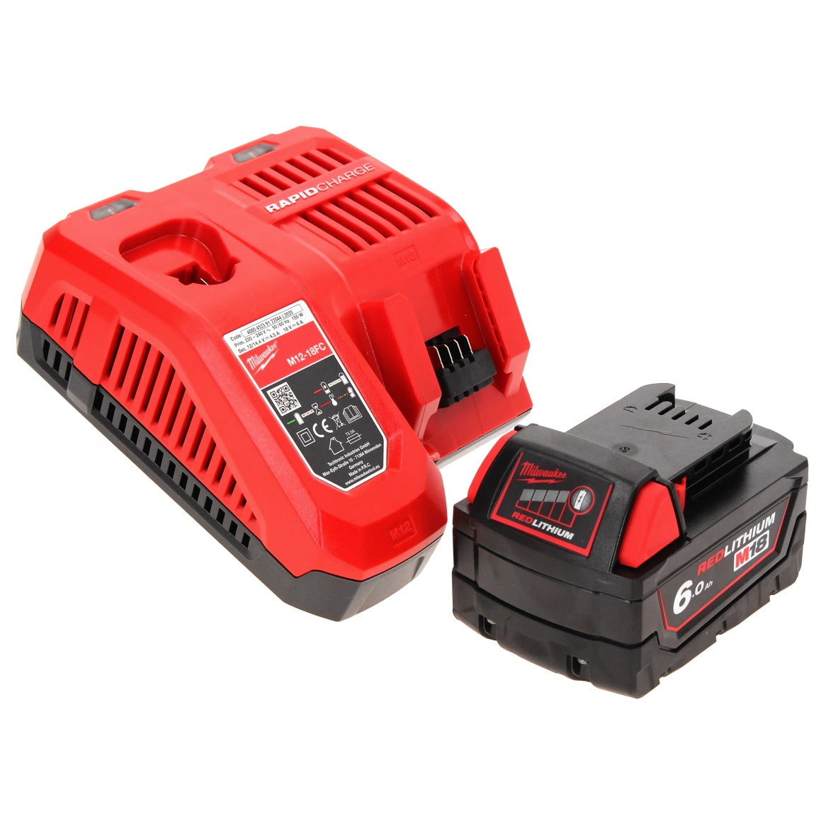 Scie sauteuse à batterie Milwaukee M18 FJS-601X 18 V course 25 mm sans balais + 1x batterie 6,0 Ah + chargeur + boîtier HD