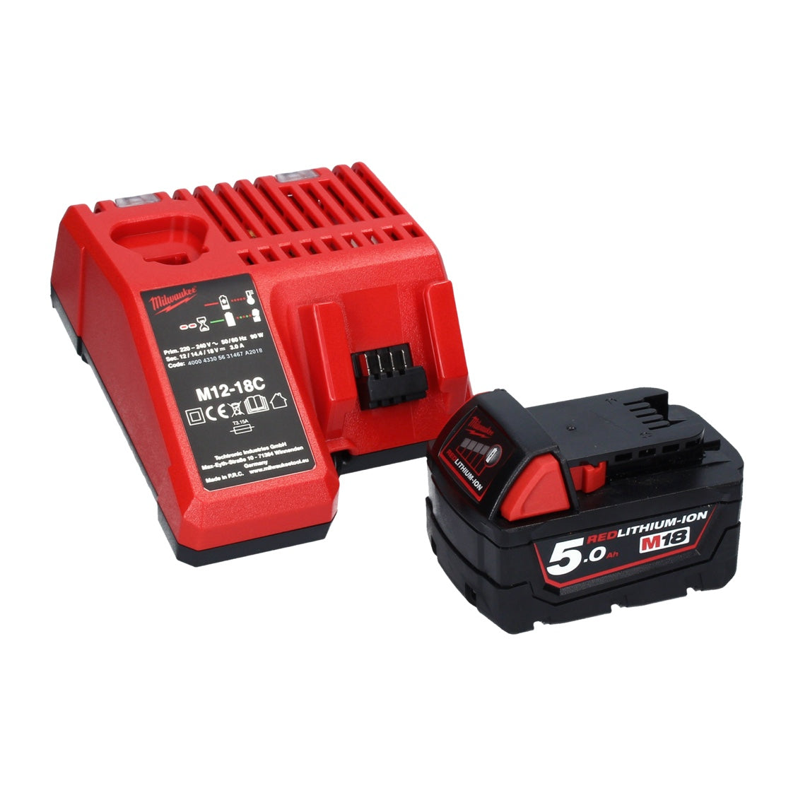 Scie sauteuse à batterie Milwaukee M18 FJS-501X 18 V course 25 mm sans balais + 1x batterie 5,0 Ah + chargeur + boîtier HD