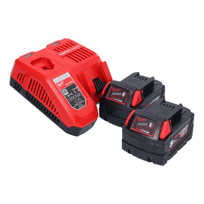 Scie sauteuse à batterie Milwaukee M18 FJS-502X 18 V course 25 mm sans balais (4933464727) + 2x batteries 5,0 Ah + chargeur + boîtier HD