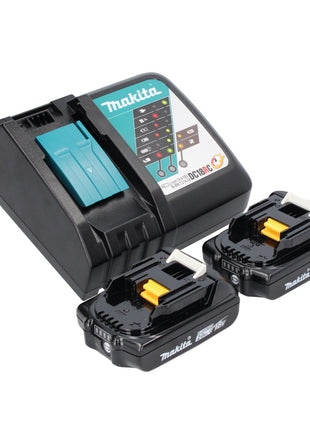 Makita DEADML 815 RA LED Akku Handleuchte 14,4 - 18 V 160 lm + 2x Akku 2,0 Ah + Ladegerät