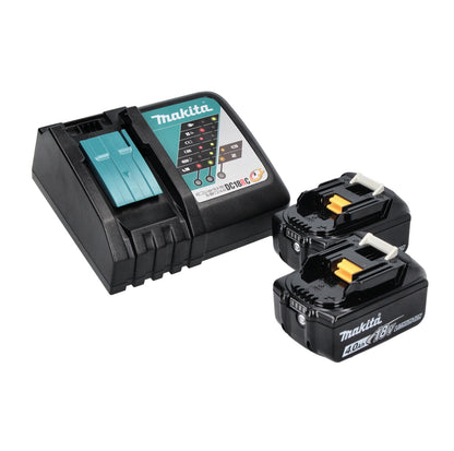 Makita DEADML 815 RM Lampe portative à batterie LED 14,4 - 18 V 160 lm + 2x batteries 4,0 Ah + chargeur