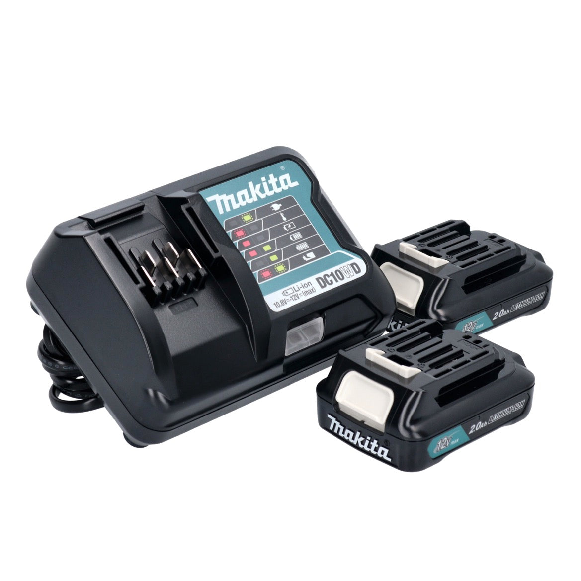 Makita DF 333 DWAP2 perceuse-visseuse sans fil 12 V 30 Nm rose + 2x batteries 2,0 Ah + chargeur + jeu d'accessoires + mallette