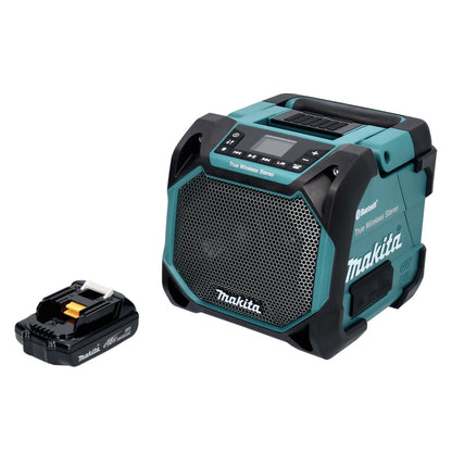 Makita DMR 203 A1 Enceinte Bluetooth 12 V 18 V IP64 + 1x batterie 2,0 Ah - sans chargeur