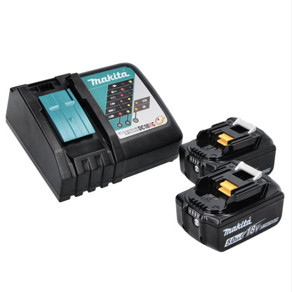 Makita DMR 203 RT Enceinte Bluetooth 12 V 18 V IP64 + 2x batteries 5,0 Ah + chargeur