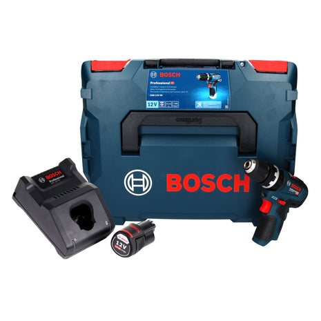 Bosch GSB 12V-35 Professional Akku Schlagbohrschrauber 12 V 35 Nm Brushless + 1x Akku 3,0 Ah + Ladegerät + L-Boxx - Toolbrothers