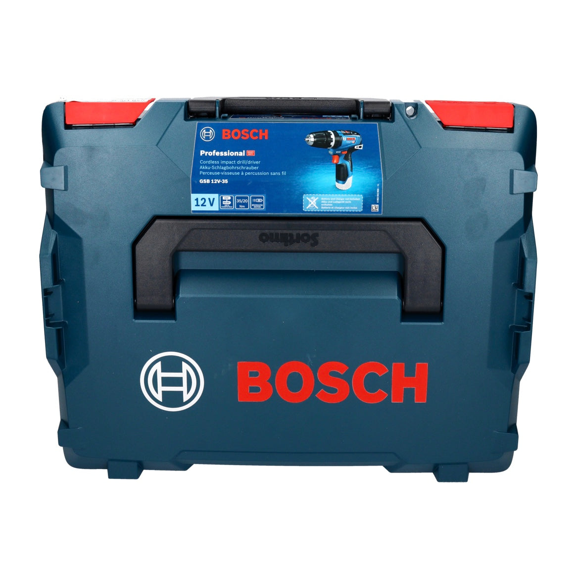 Bosch GSB 12V-35 Professional Akku Schlagbohrschrauber 12 V 35 Nm Brushless + 1x Akku 3,0 Ah + Ladegerät + L-Boxx - Toolbrothers