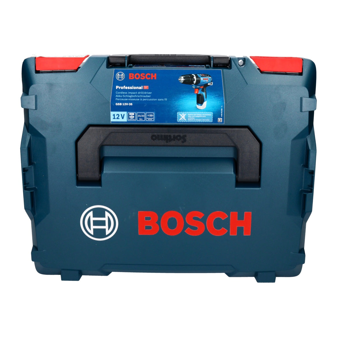 Bosch GSB 12V-35 Professional Akku Schlagbohrschrauber 12 V 35 Nm Brushless + 1x Akku 6,0 Ah + Ladegerät + L-Boxx - Toolbrothers