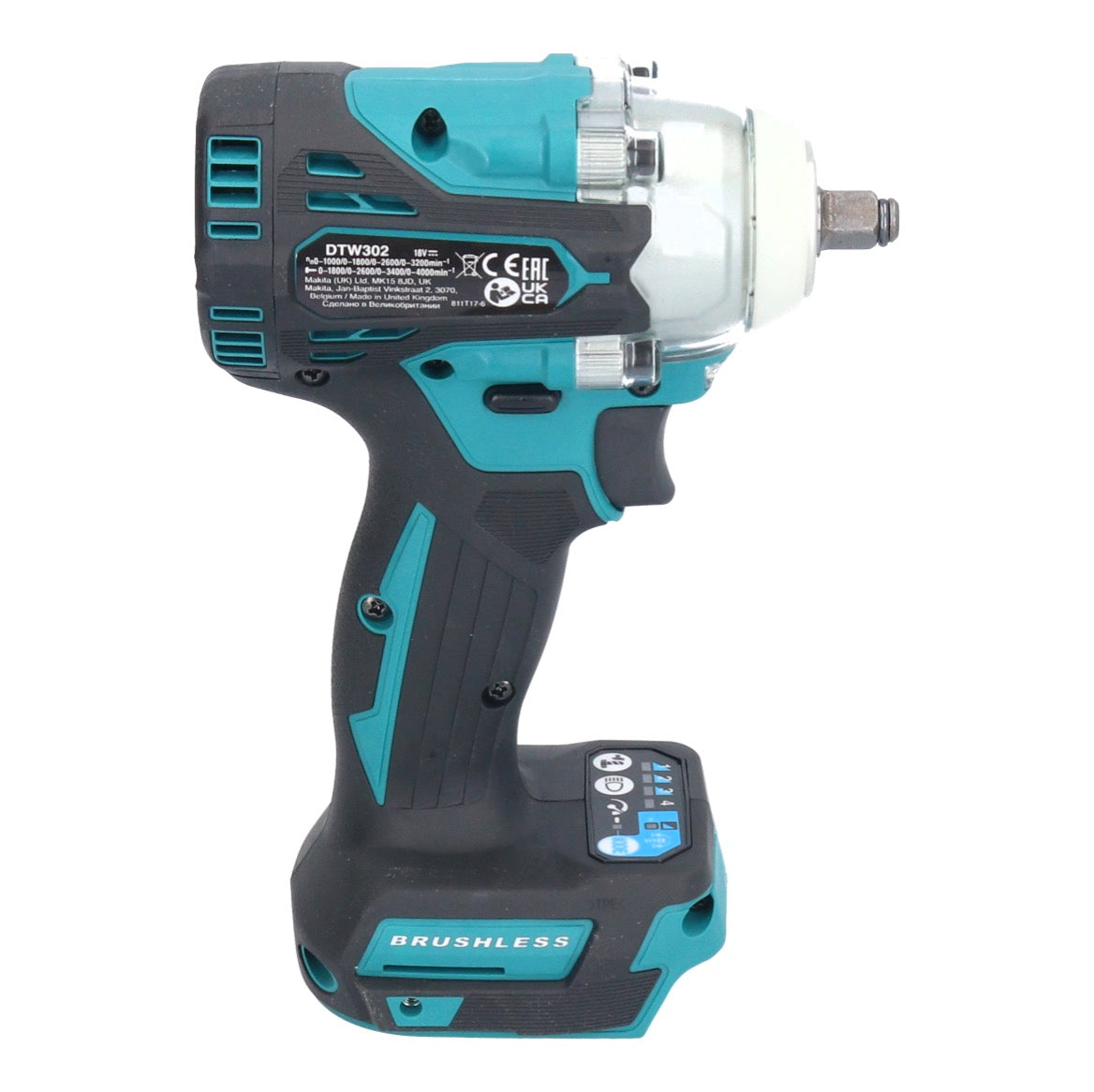 Makita DTW 302 Z Akku Schlagschrauber 18 V 300 Nm 3/8" Brushless Solo - ohne Akku, ohne Ladegerät - Toolbrothers