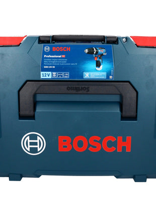 Bosch GSB 12V-35 Professional perceuse à percussion sans fil 12 V 35 Nm sans balais + jeu d'embouts 32 pièces + L-Boxx - sans batterie, sans chargeur