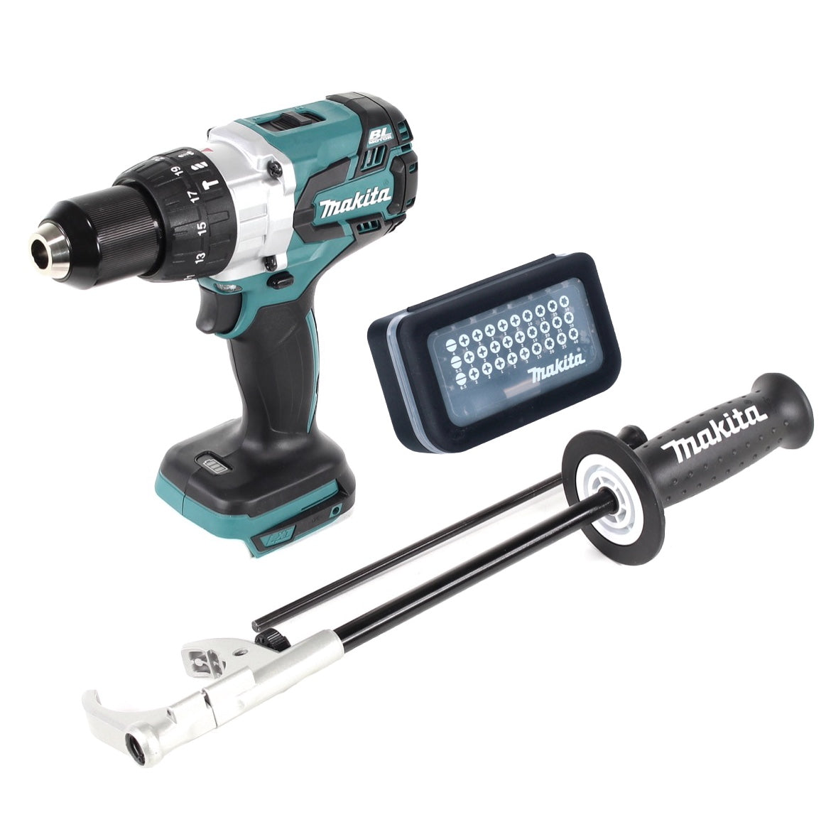 Makita DHP 481 Z Akku Schlagbohrschrauber Brushless 18 V 115 Nm + Bit Set 31 tlg. ( D-30667 ) - Toolbrothers