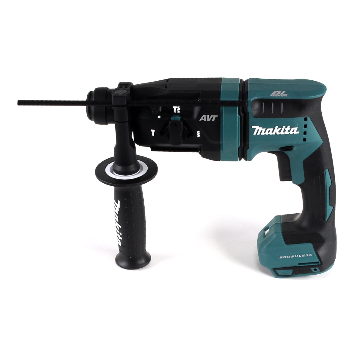 Makita DHR 182 Z Akku Bohrhammer 18 V 1,7 J SDS plus Brushless + 13 tlg. Bohrer und Meißel Set - ohne Akku, ohne Ladegerät