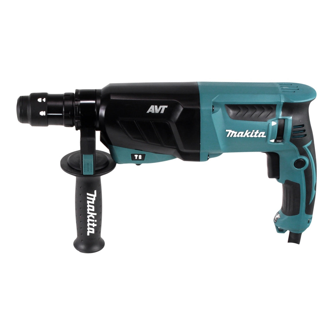 Makita HR 2631 FTJ marteau combiné 800 W 2,4 J SDS Plus + mandrin sans clé + jeu de 13 forets et burins + Makpac