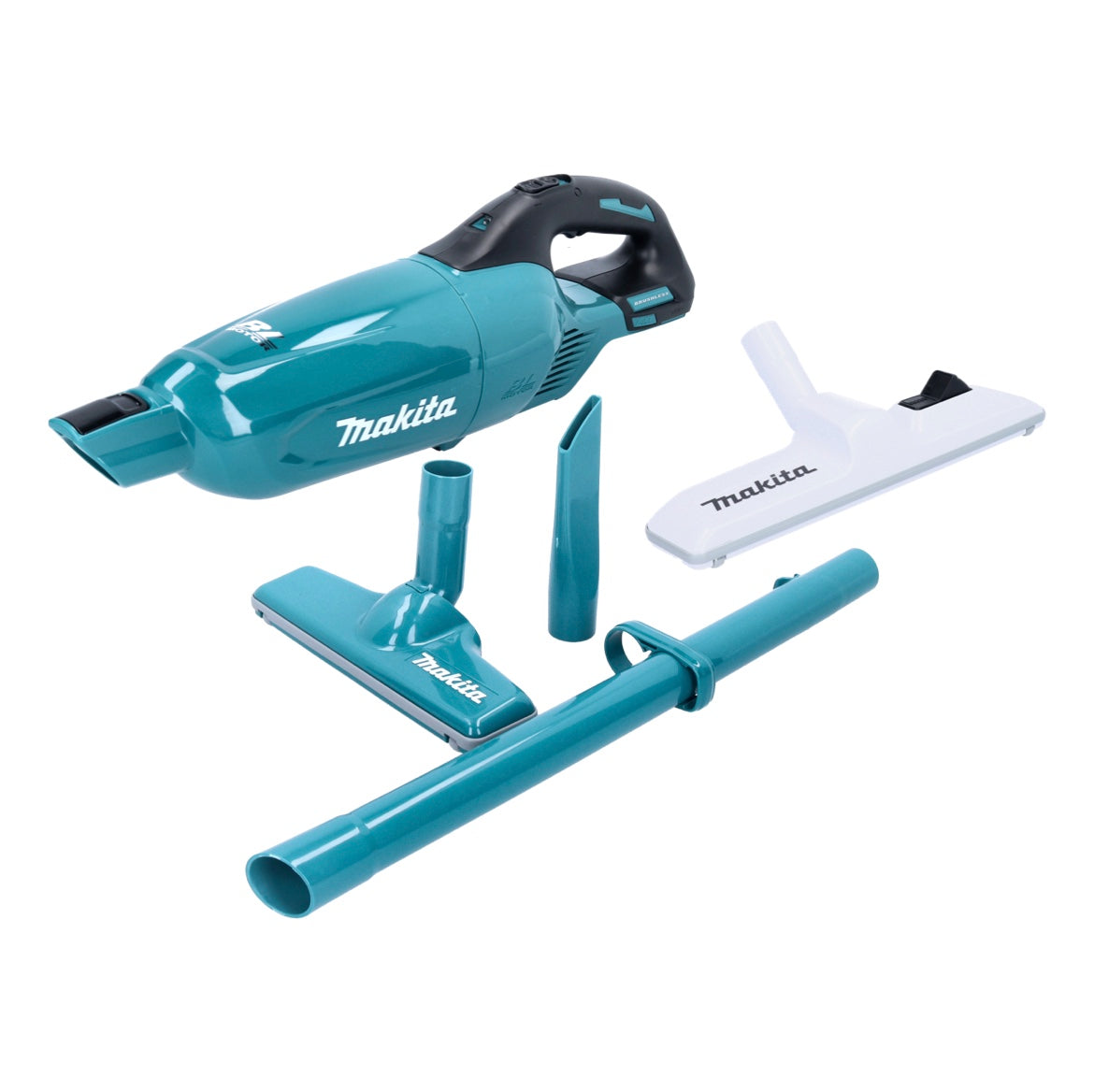 Aspirateur sans fil Makita DCL 280 FZ 18 V sans balais + suceur sol commutable - sans batterie, sans chargeur