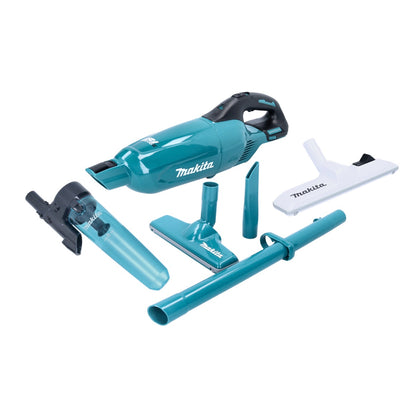 Aspirateur sans fil Makita DCL 280 FZ 18 V sans balais + accessoire séparateur cyclone + suceur de sol commutable - sans batterie, sans chargeur