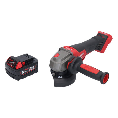 Meuleuse d'angle sur batterie Milwaukee M18 FSAGV115XPDB-501 18 V 115 mm sans balais + 1x batterie 5,0 Ah - sans chargeur