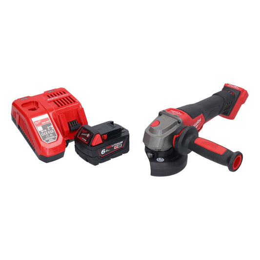 Milwaukee M18 FSAGV115XPDB-601 Akku Winkelschleifer 18 V 115 mm Brushless + 1x Akku 6,0 Ah + Ladegerät